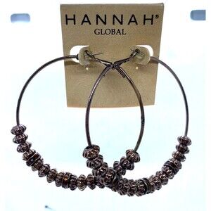 Bronze Hoop Earrings by Hannah